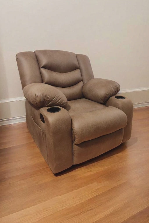 Lazy Boy Recliner Chair brown – كرسي استرخاء ميكانيزم مستورد 9200 - 3