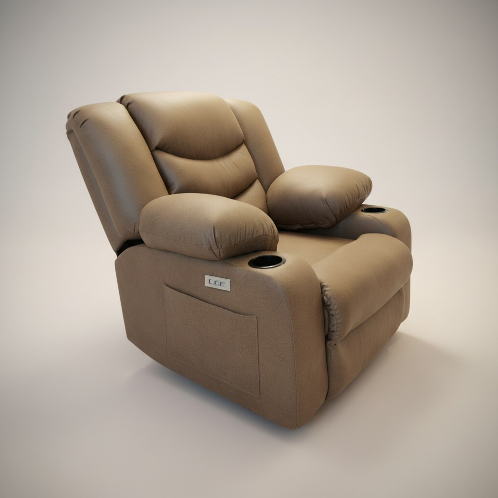 Lazy boy recliner electric Power Recliner – Luxury Edition brown 3
