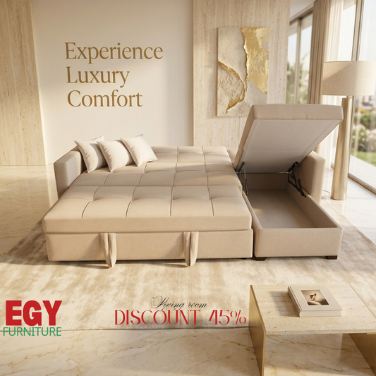 ركنة سرير مودرن – Sofa Bed Corner عملية لجميع المساحات | EGY Furniture