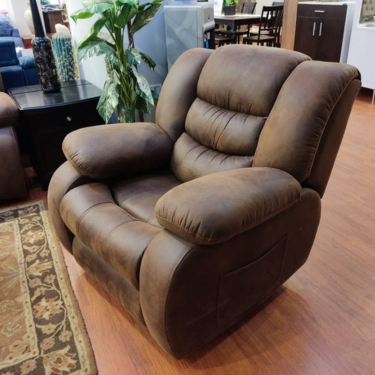 Lazy Boy Recliner Chair dark brown – كرسي استرخاء ميكانيزم مستورد H1 - 9