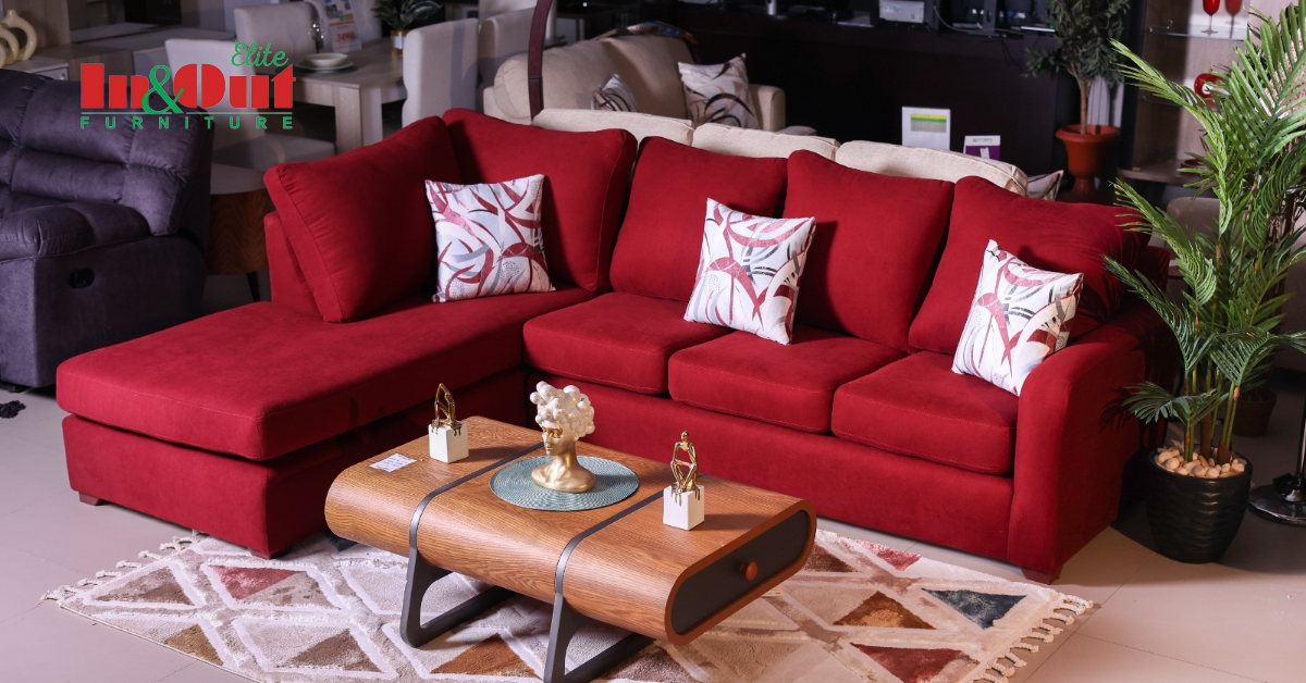 ركنة حرف L مودرن بتصميم عصري – L Shape Sofa في مصر | EGY Furniture