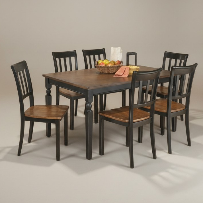 Modern Dining Table Set – 6 Chairs
