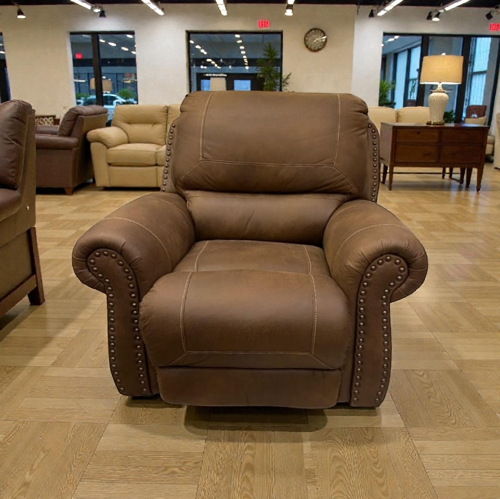 Lazy Boy Recliner Chair new classic –  كرسي استرخاء ميكانيزم مستورد نيو كلاسيك 319 - 3 جلد مقلوب