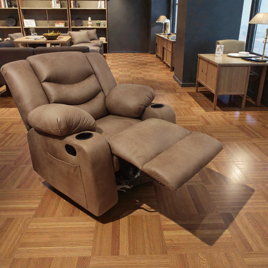 Lazy Boy Recliner Chair brown – كرسي استرخاء ميكانيزم مستورد 9200 - 3